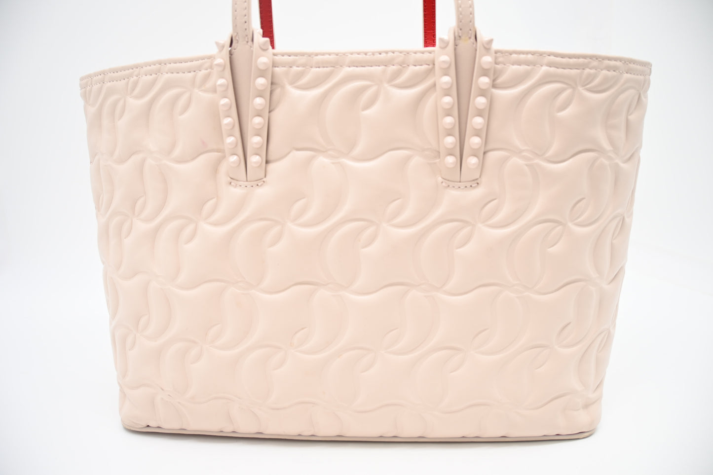 Louboutin Small Cabata in Pink Leather