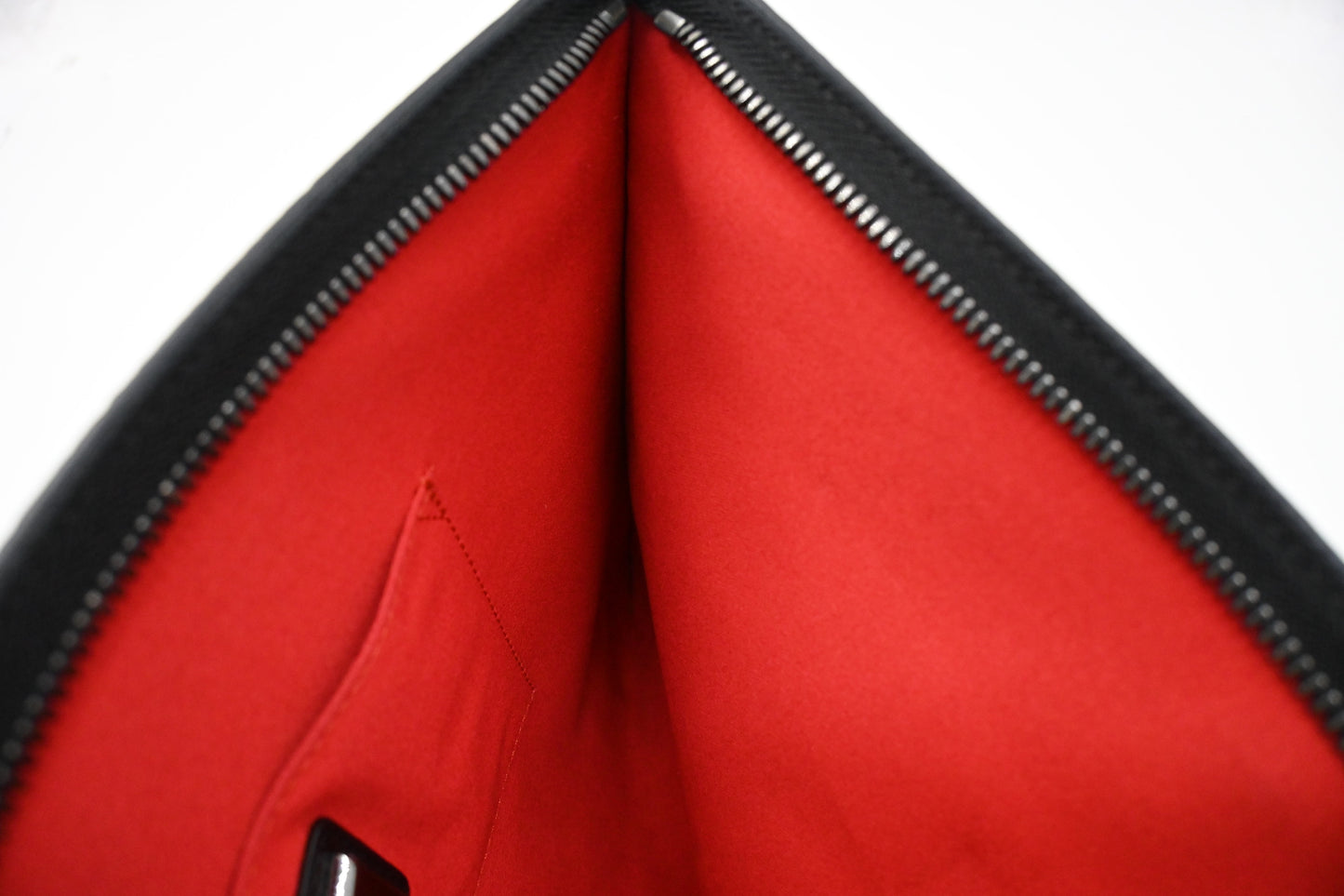 Louboutin Loubiclutch Crossbody in Black Studded Leather