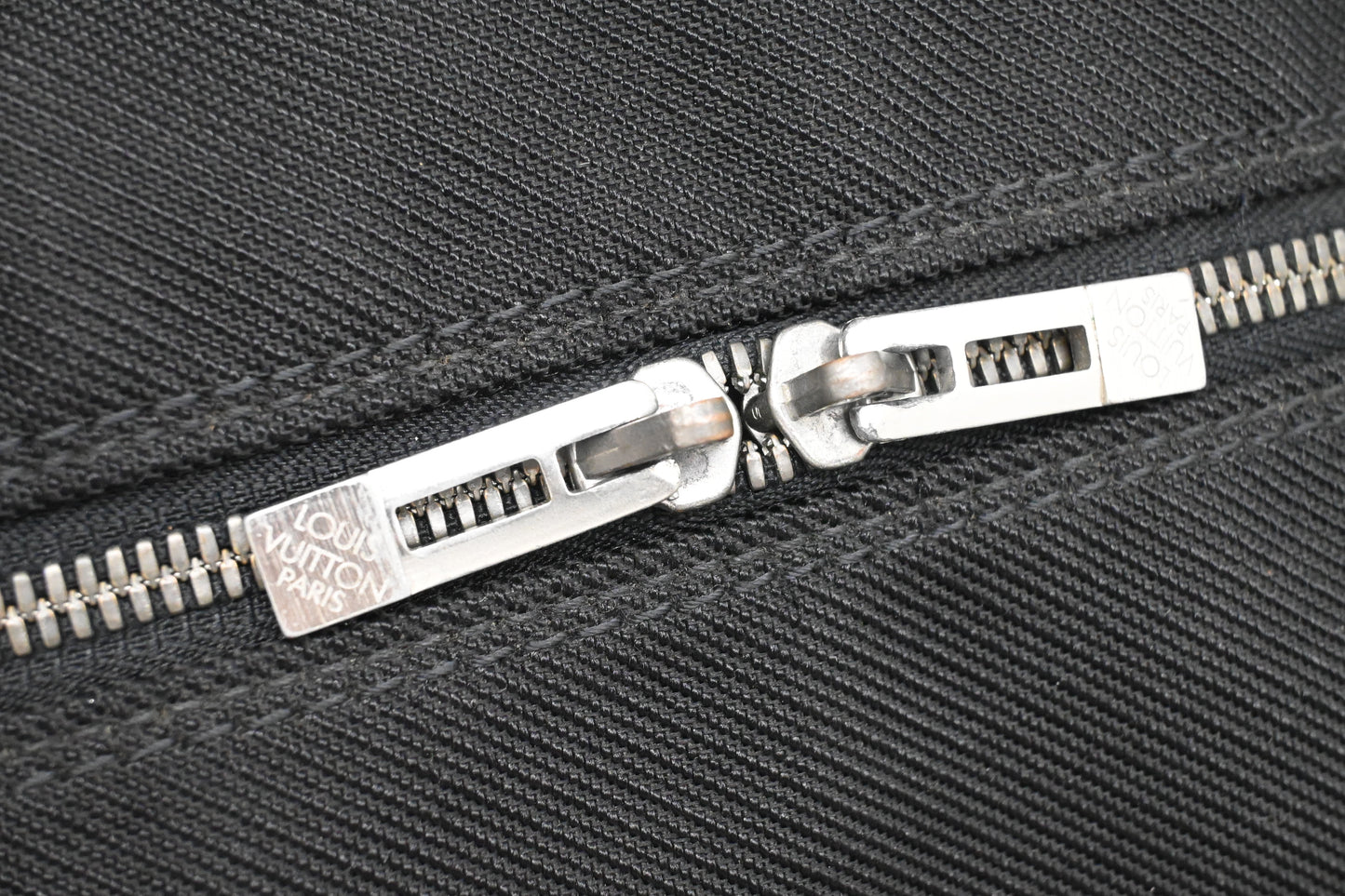 Louis Vuitton Sac Aventurier in Black Damier Geant Canvas