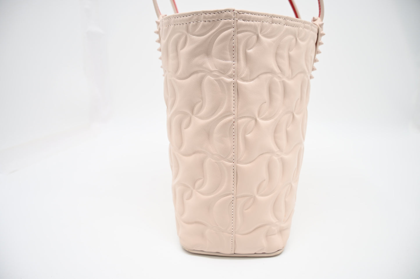 Louboutin Small Cabata in Pink Leather
