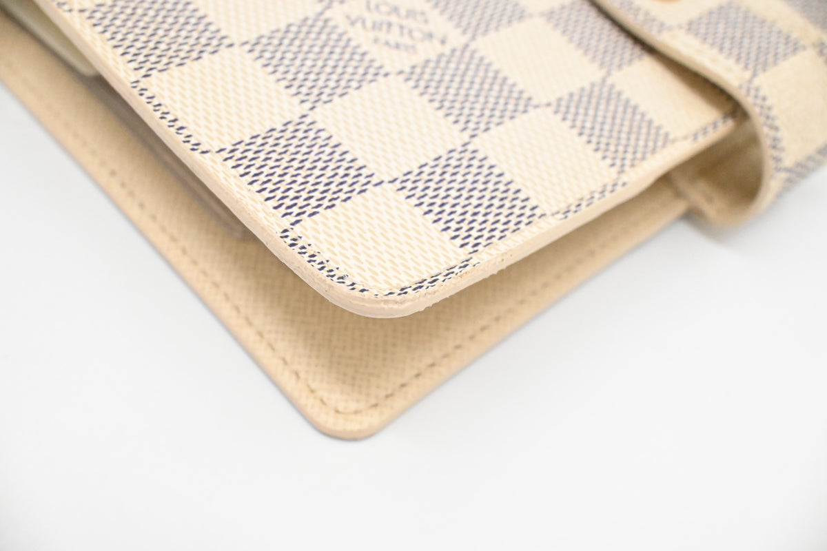 Louis Vuitton Agenda MM in Damier Azur Canvas