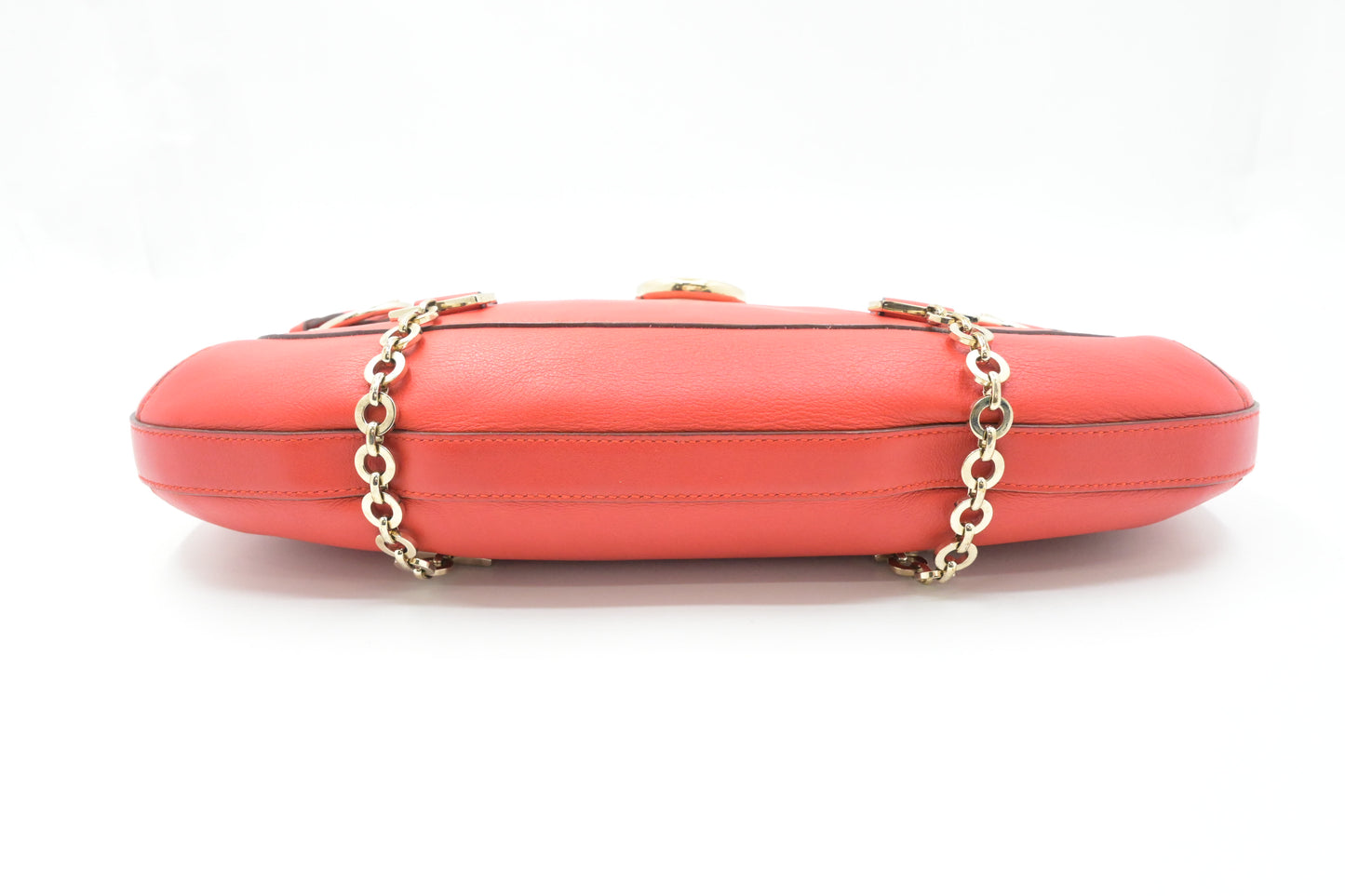 Ferragamo Shoulder Bag in Red Leather