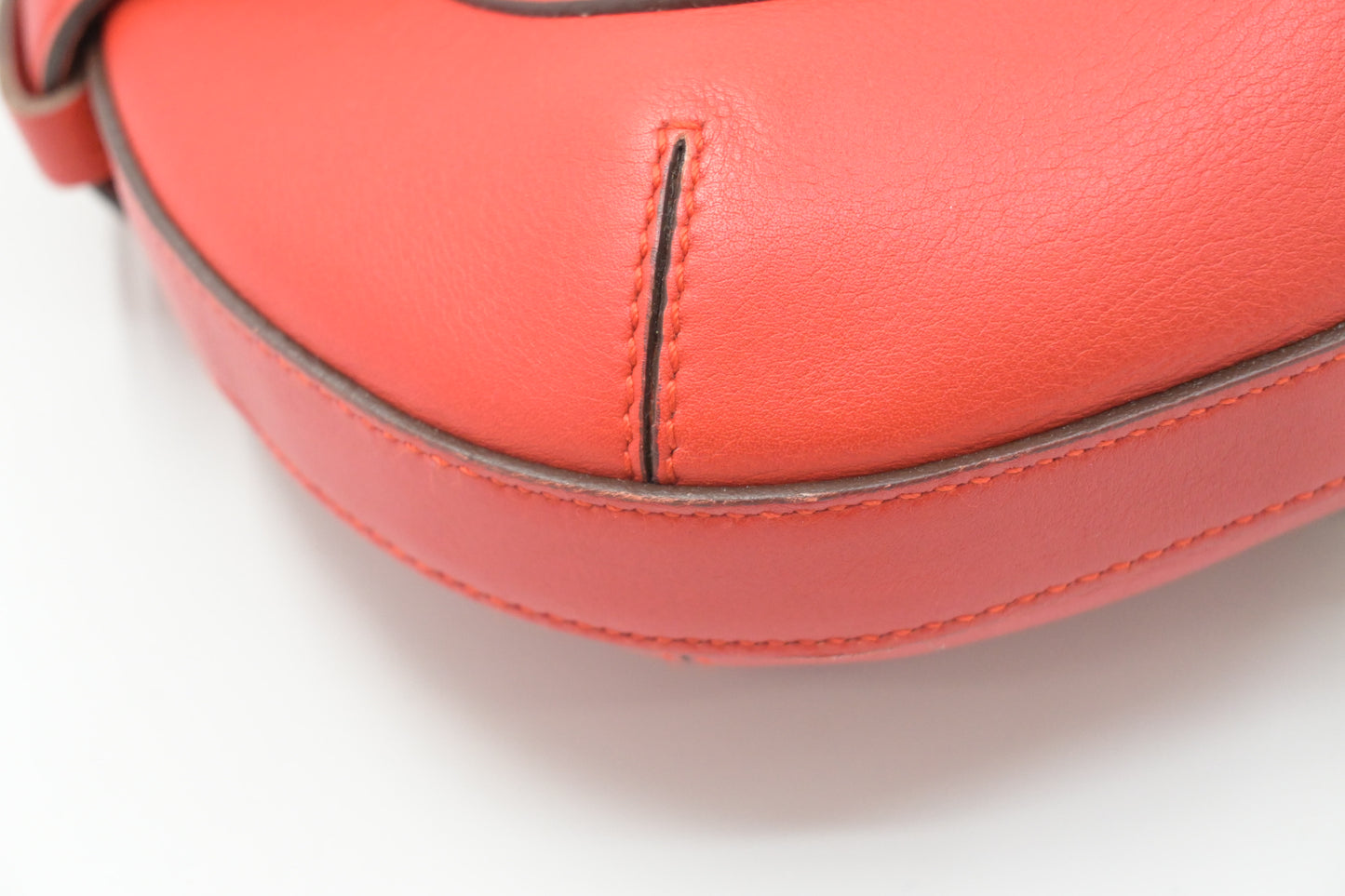 Ferragamo Shoulder Bag in Red Leather