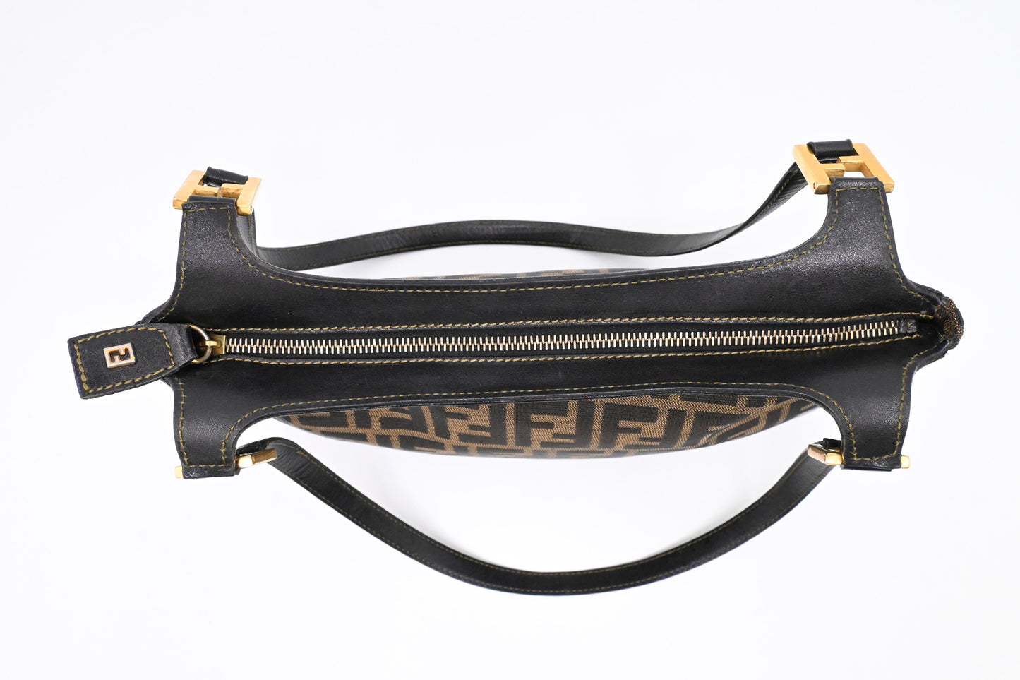 Fendi Shoulder Bag in Zucca Canvas