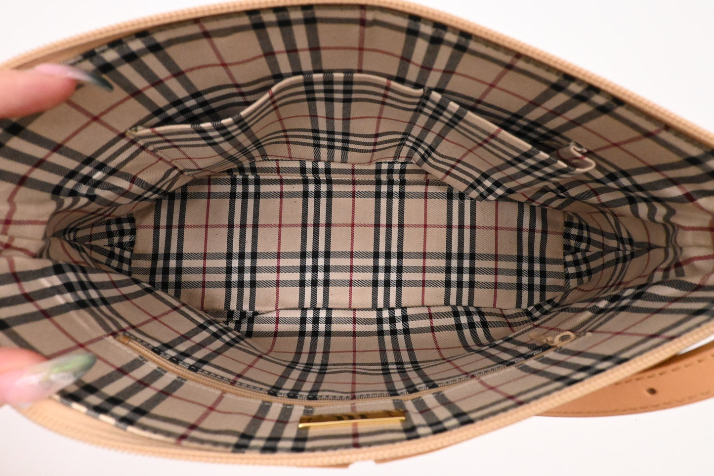 Burberry Shoulder Bag in Brown Leather