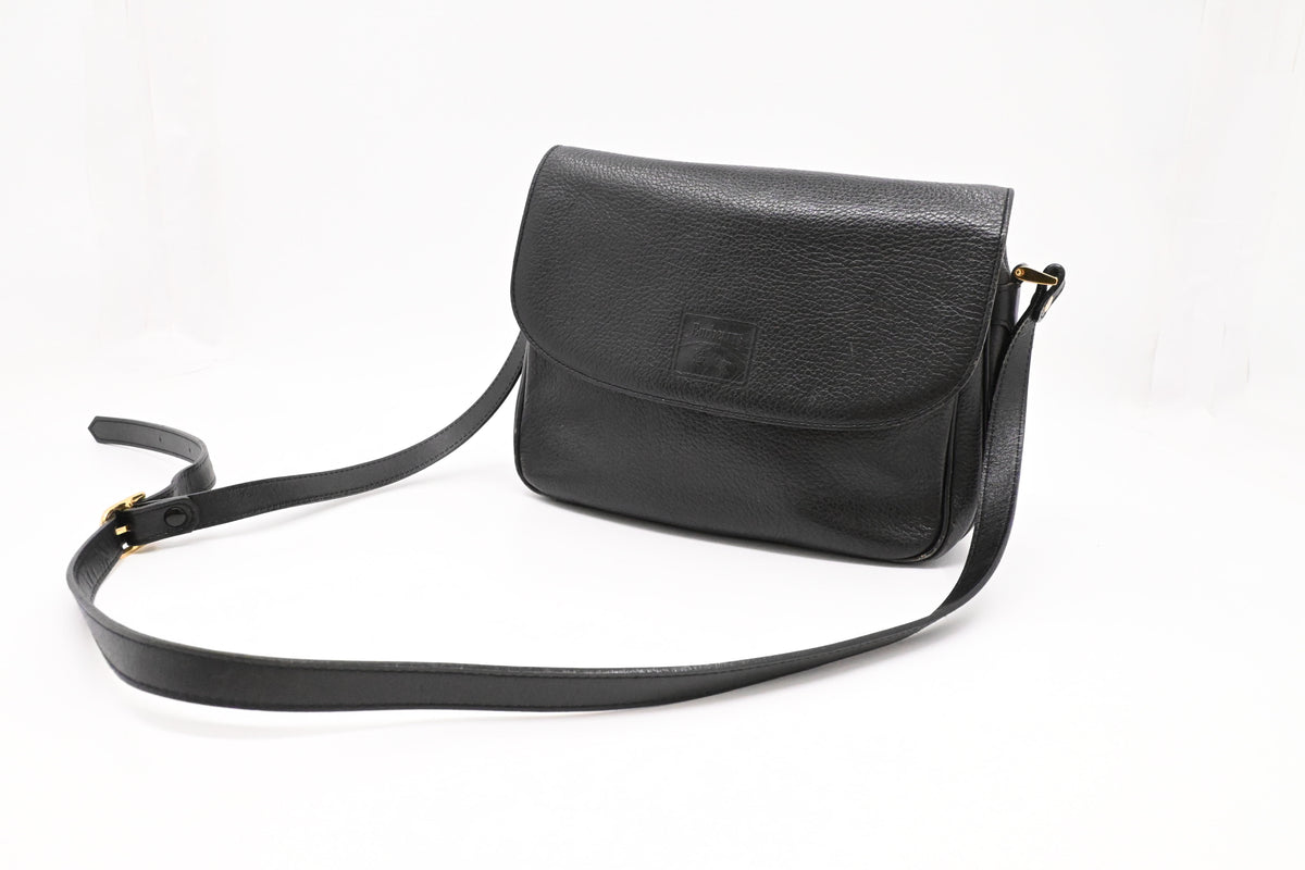 Burberry Crossbody Bag in Black Leather