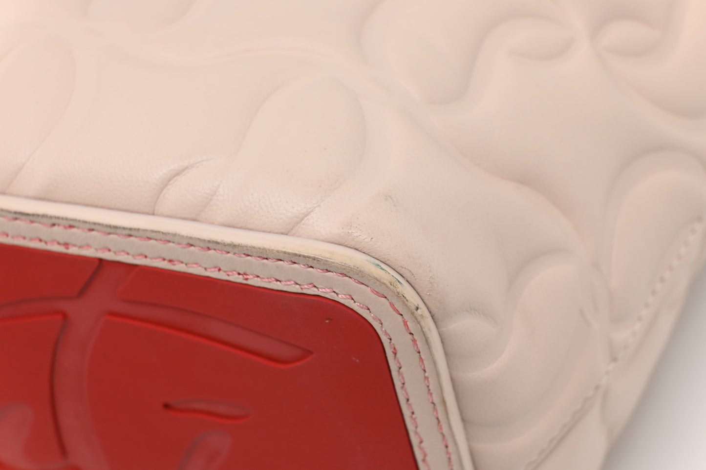 Louboutin Small Cabata in Pink Leather