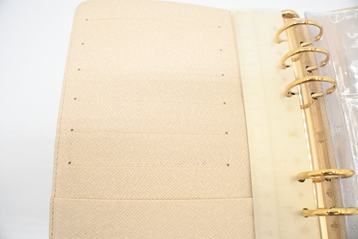 Louis Vuitton Agenda MM in Damier Azur Canvas