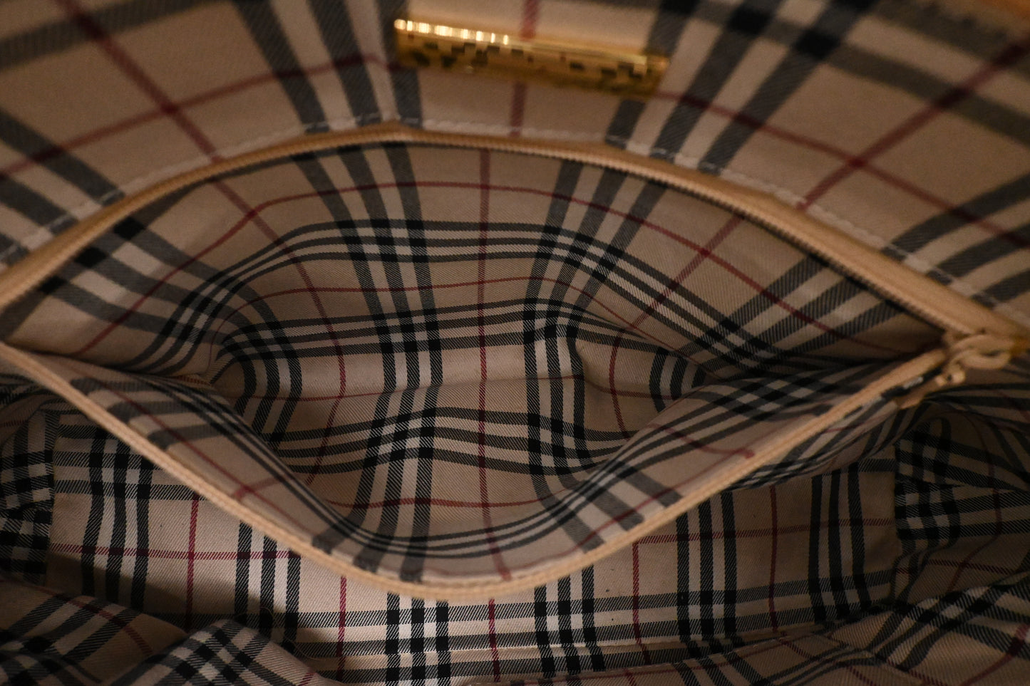 Burberry Shoulder Bag in Brown Leather
