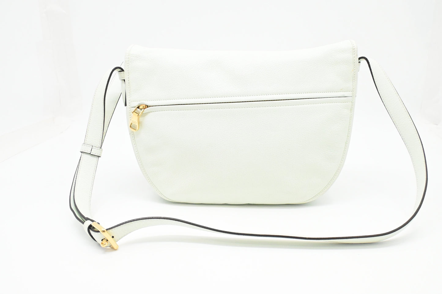 Loewe Heritage Crossbody Bag in White Leather