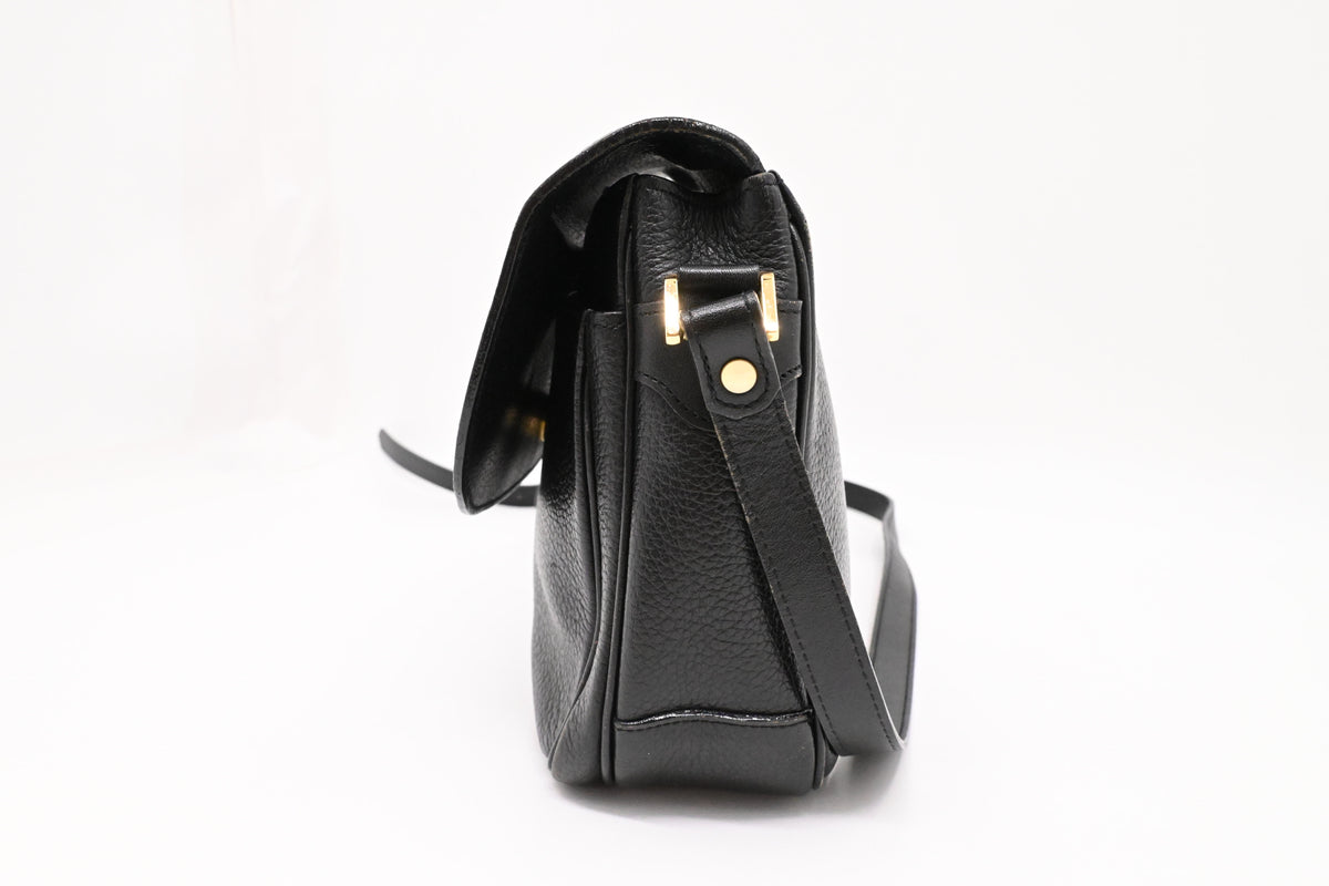 Burberry Crossbody Bag in Black Leather