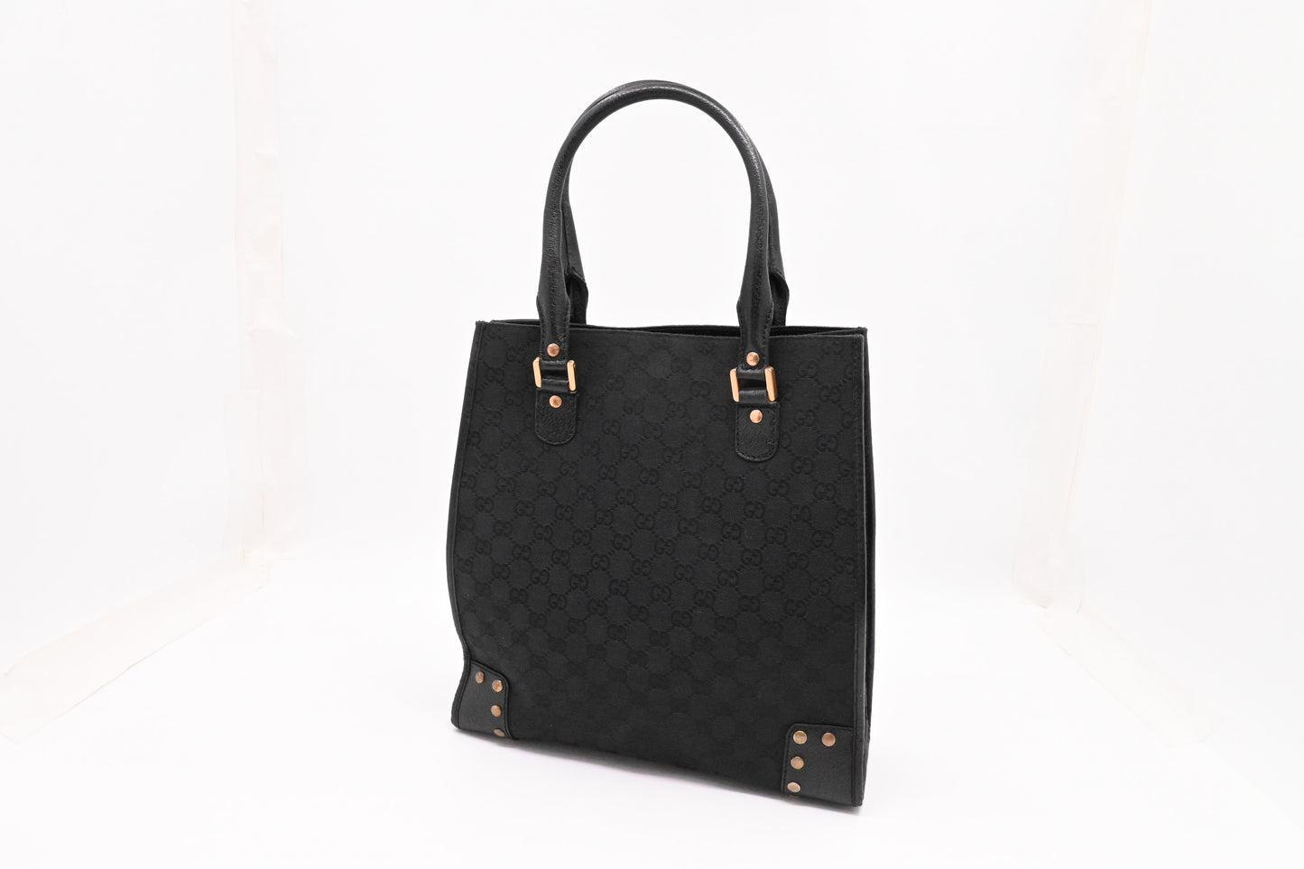 Gucci Tote in Black GG Canvas
