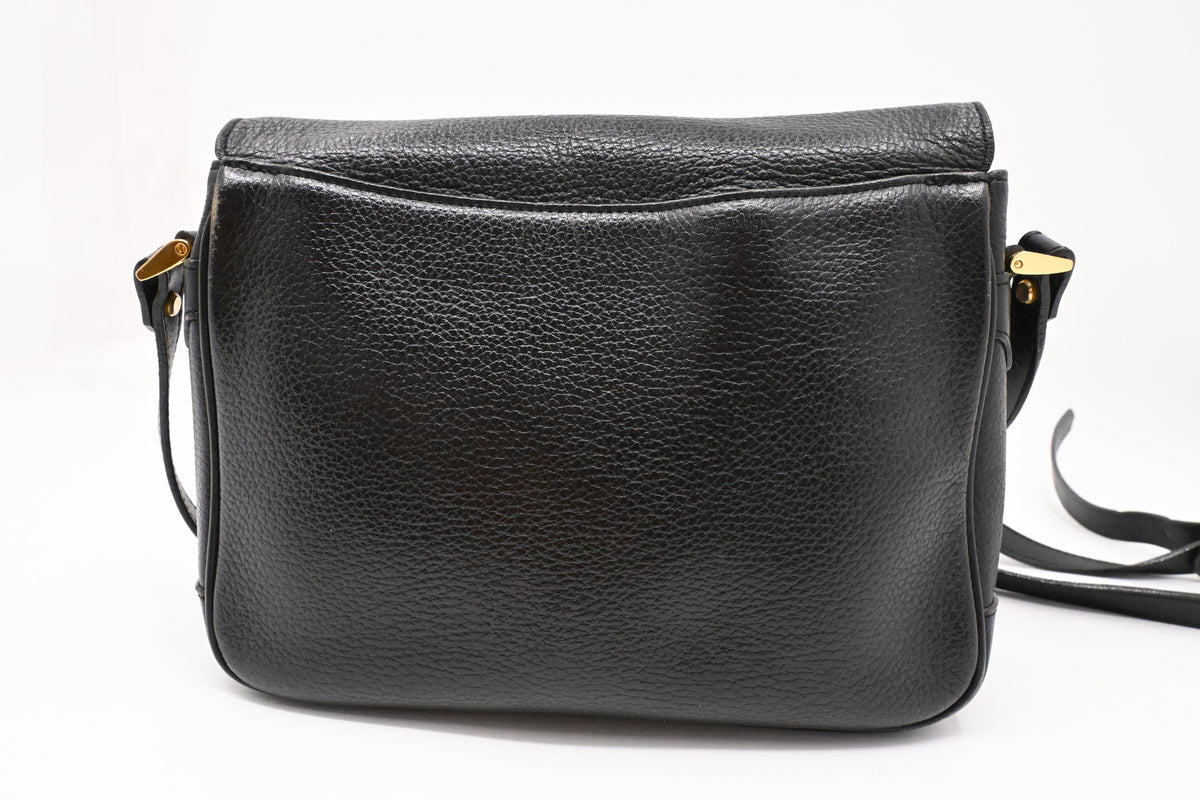 Burberry Crossbody Bag in Black Leather