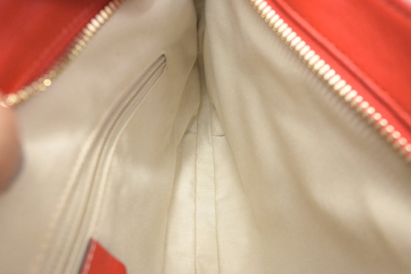 Ferragamo Shoulder Bag in Red Leather