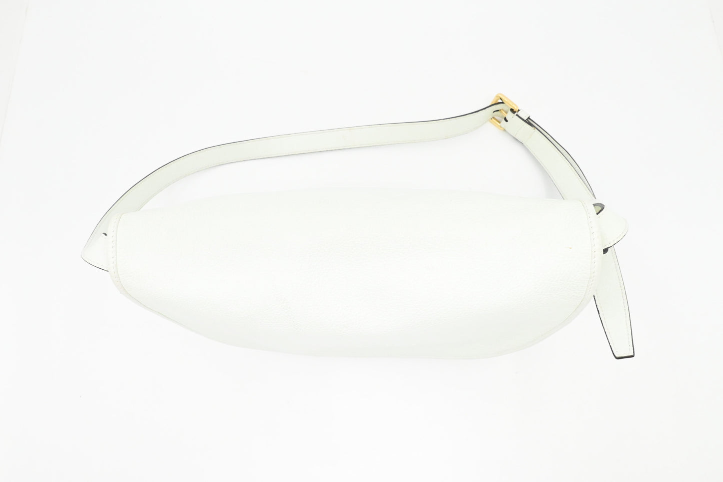 Loewe Heritage Crossbody Bag in White Leather
