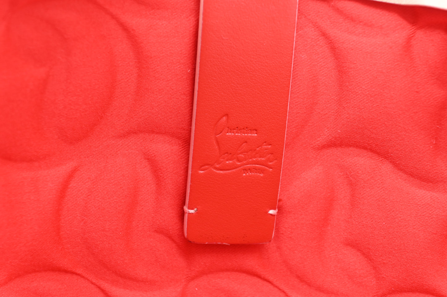 Louboutin Small Cabata in Pink Leather