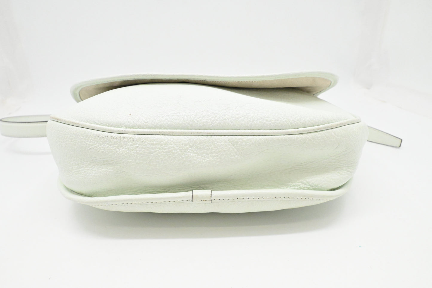 Loewe Heritage Crossbody Bag in White Leather