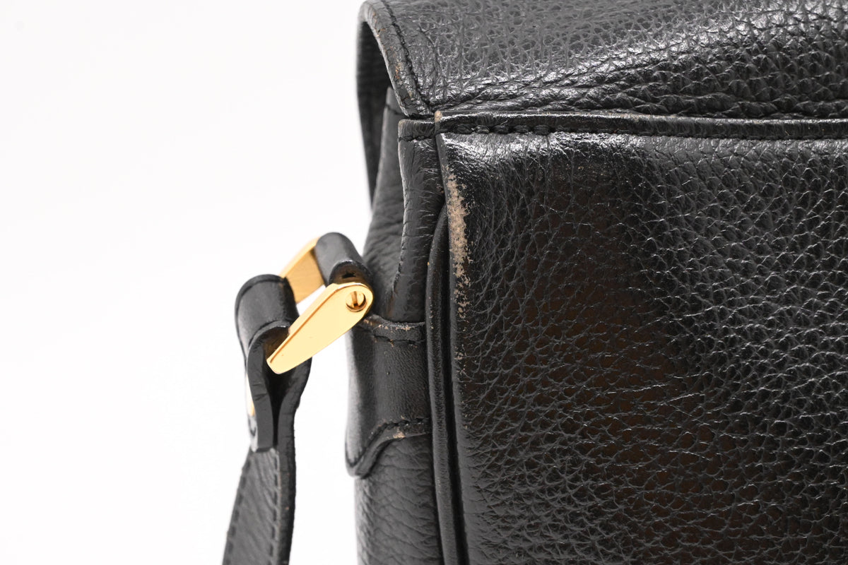 Burberry Crossbody Bag in Black Leather
