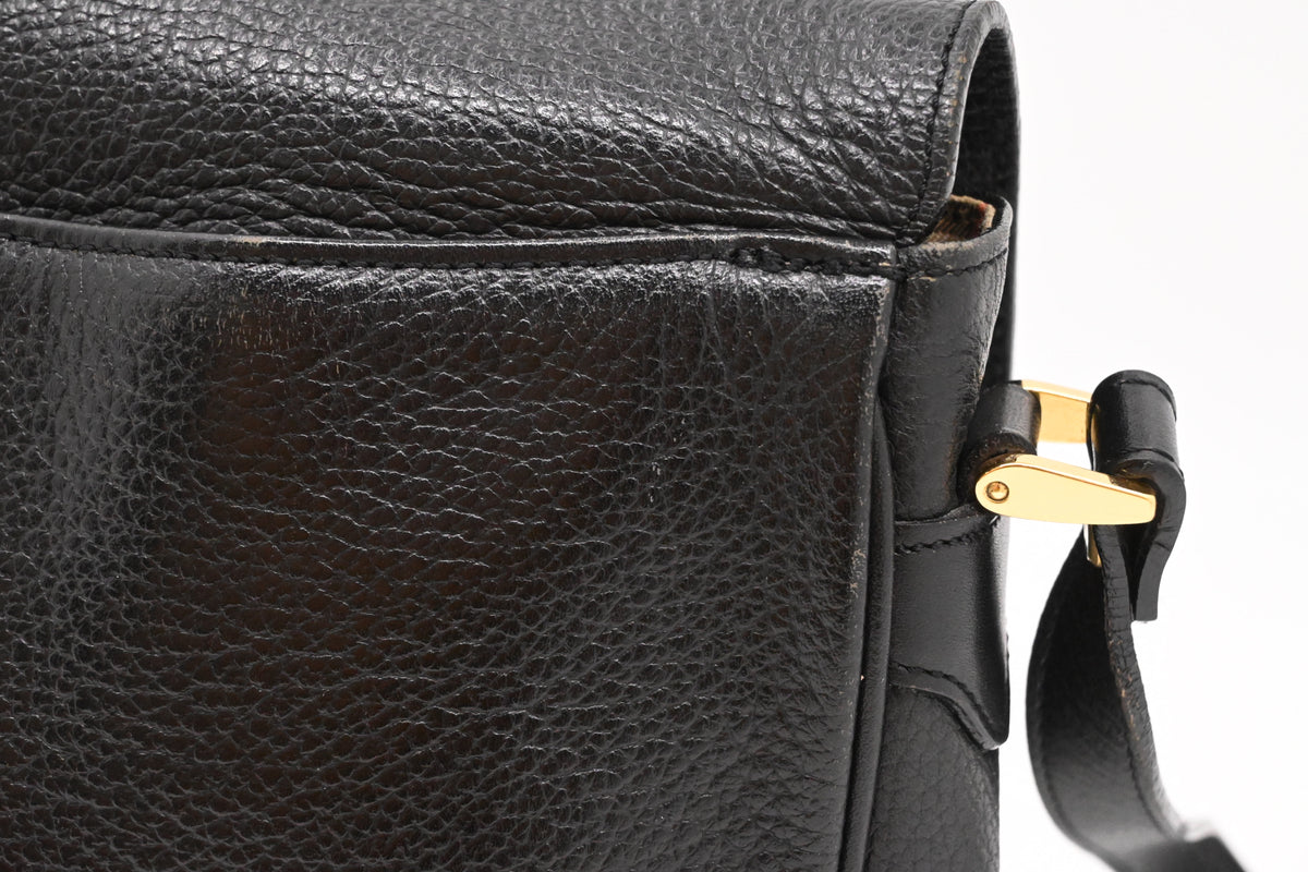 Burberry Crossbody Bag in Black Leather
