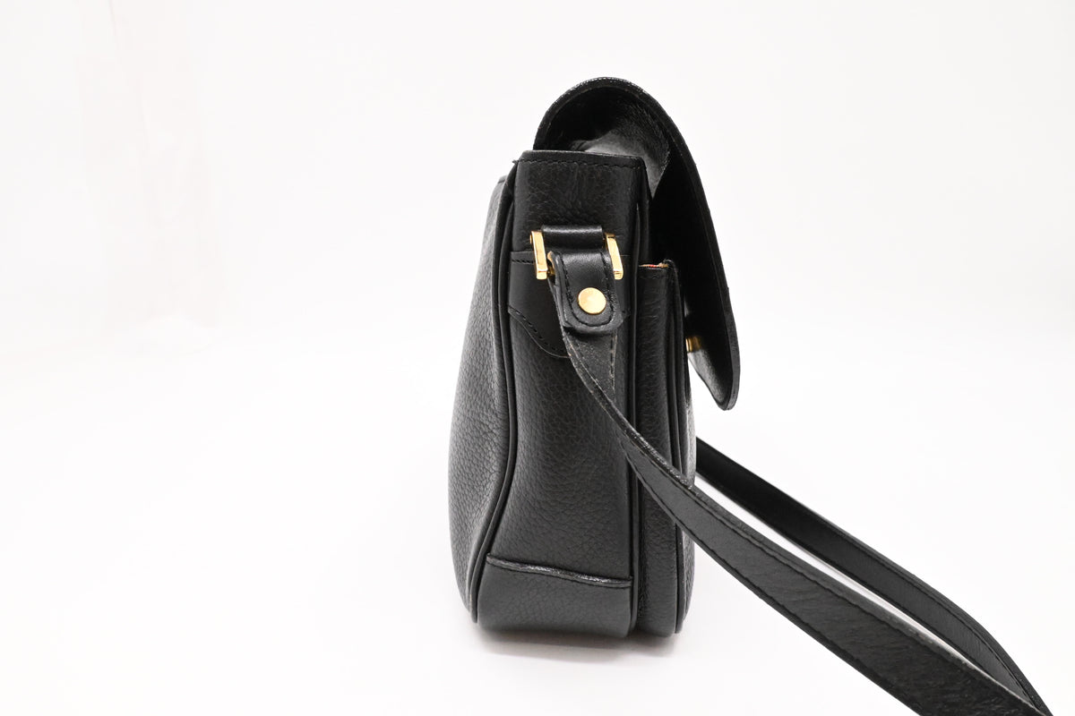 Burberry Crossbody Bag in Black Leather