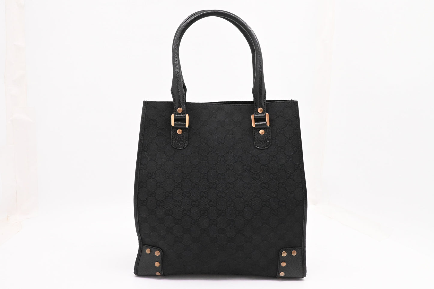 Gucci Tote in Black GG Canvas