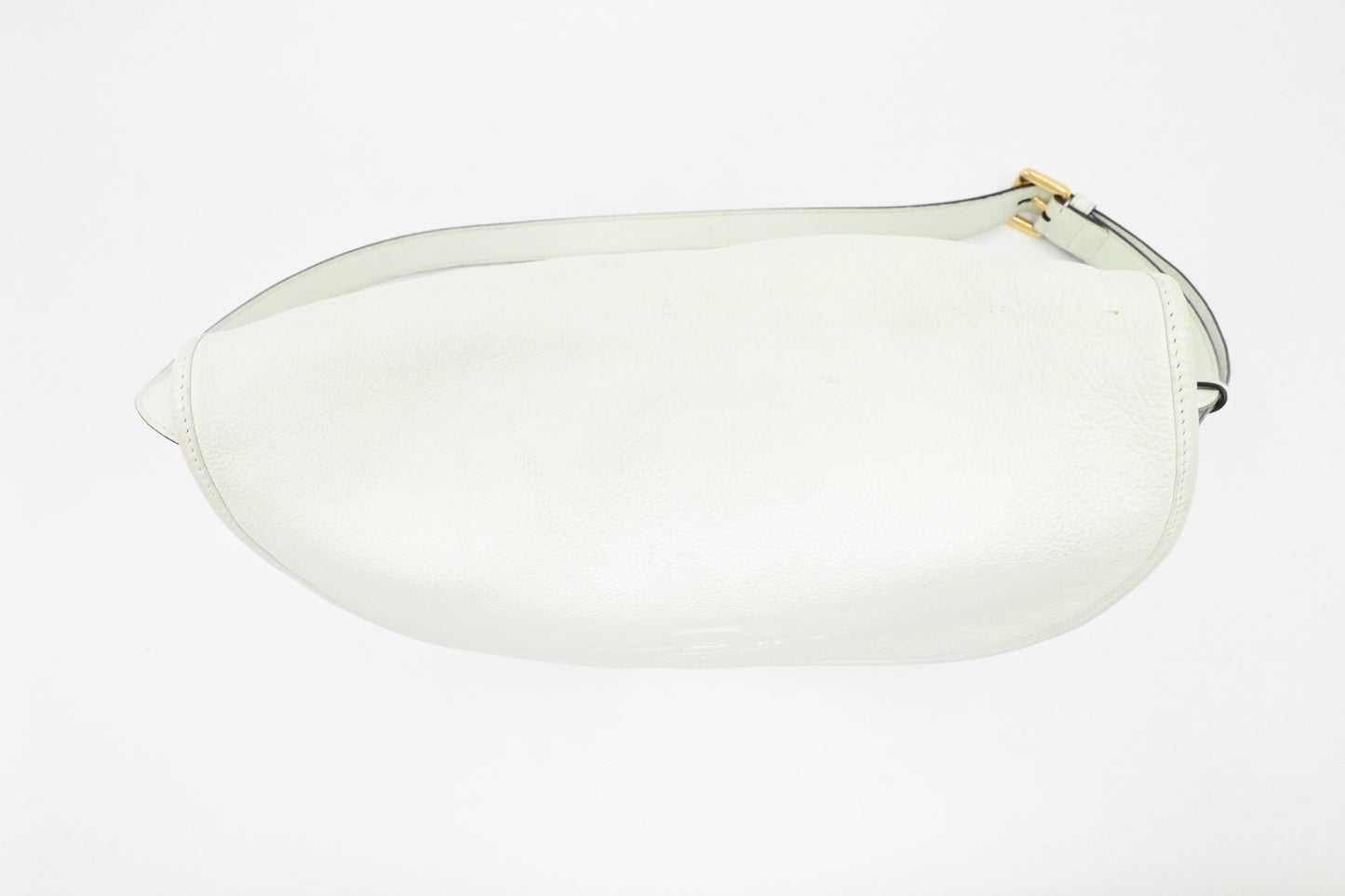 Loewe Heritage Crossbody Bag in White Leather