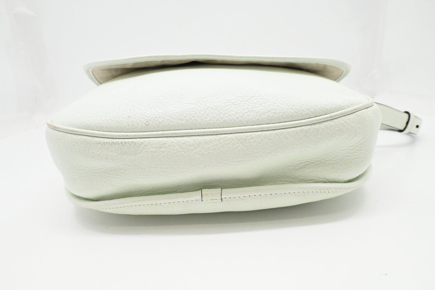 Loewe Heritage Crossbody Bag in White Leather