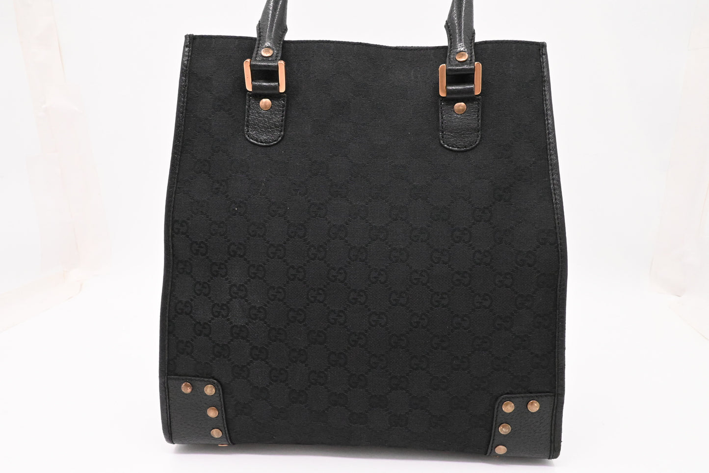 Gucci Tote in Black GG Canvas