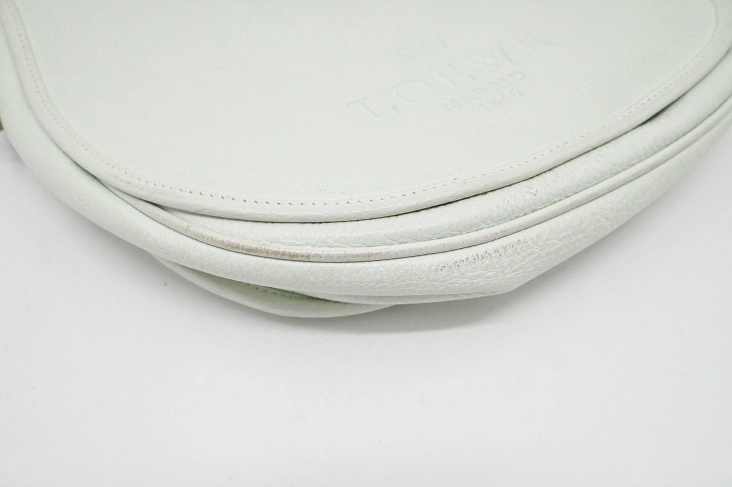 Loewe Heritage Crossbody Bag in White Leather