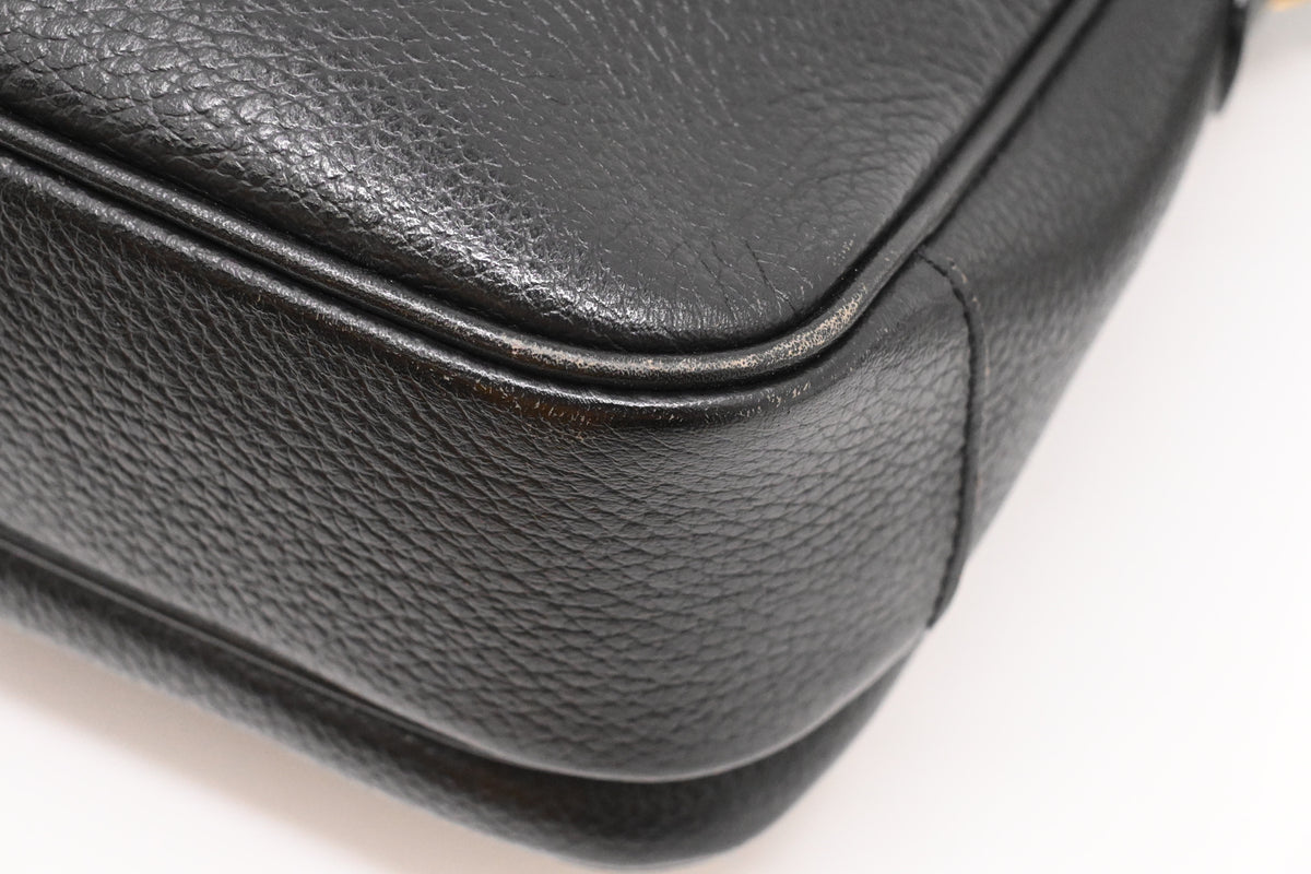 Burberry Crossbody Bag in Black Leather