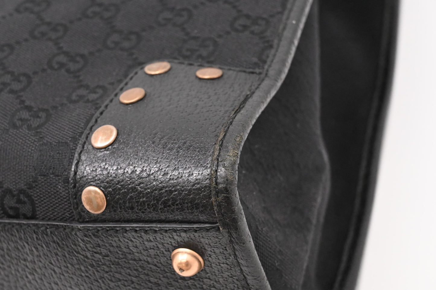 Gucci Tote in Black GG Canvas