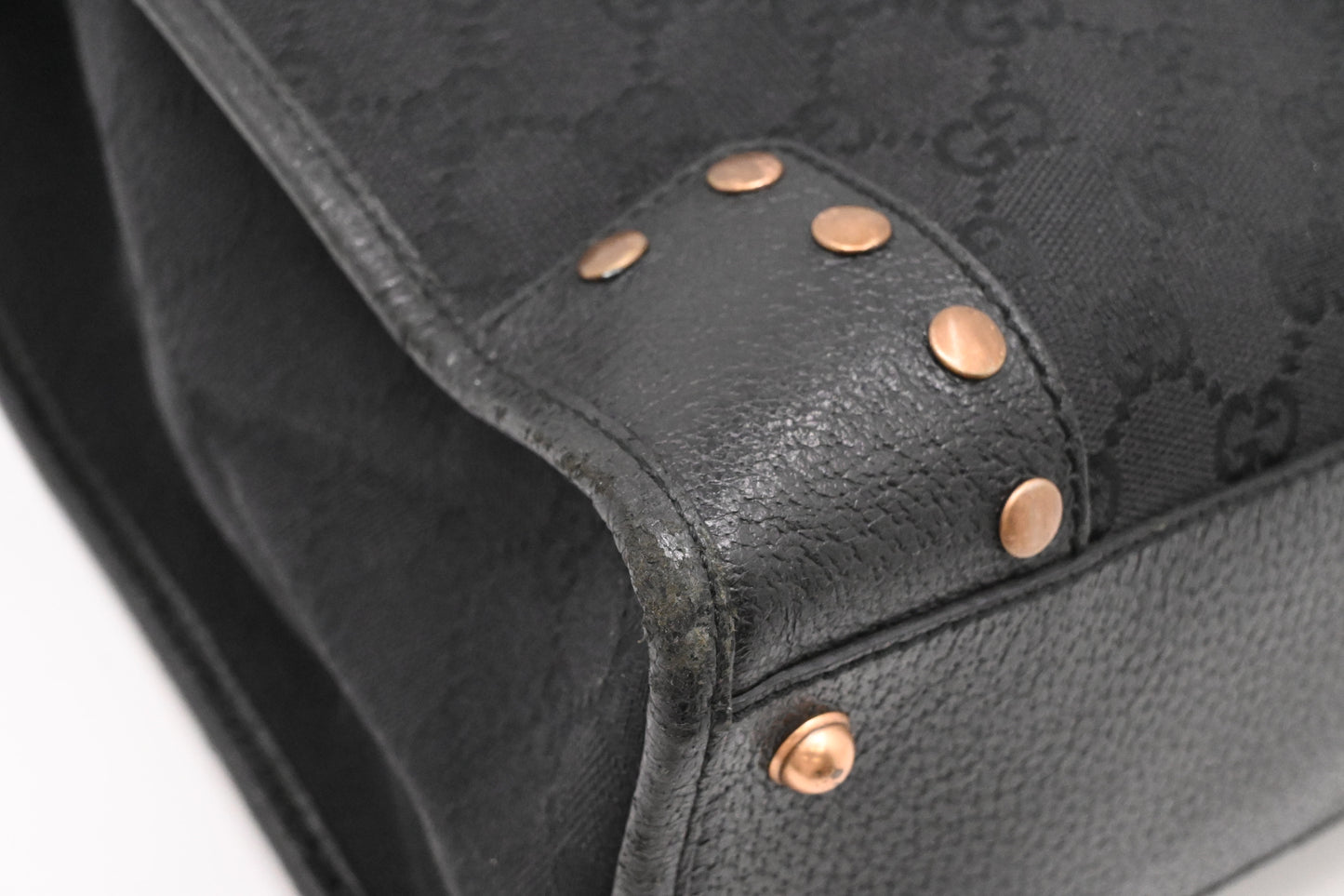 Gucci Tote in Black GG Canvas