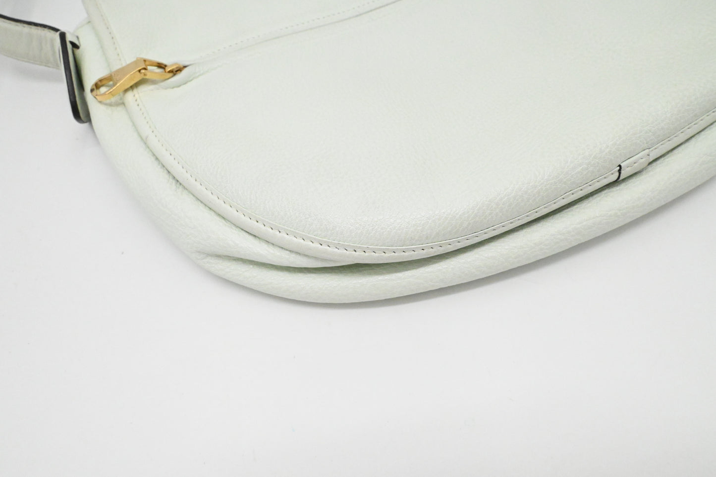 Loewe Heritage Crossbody Bag in White Leather