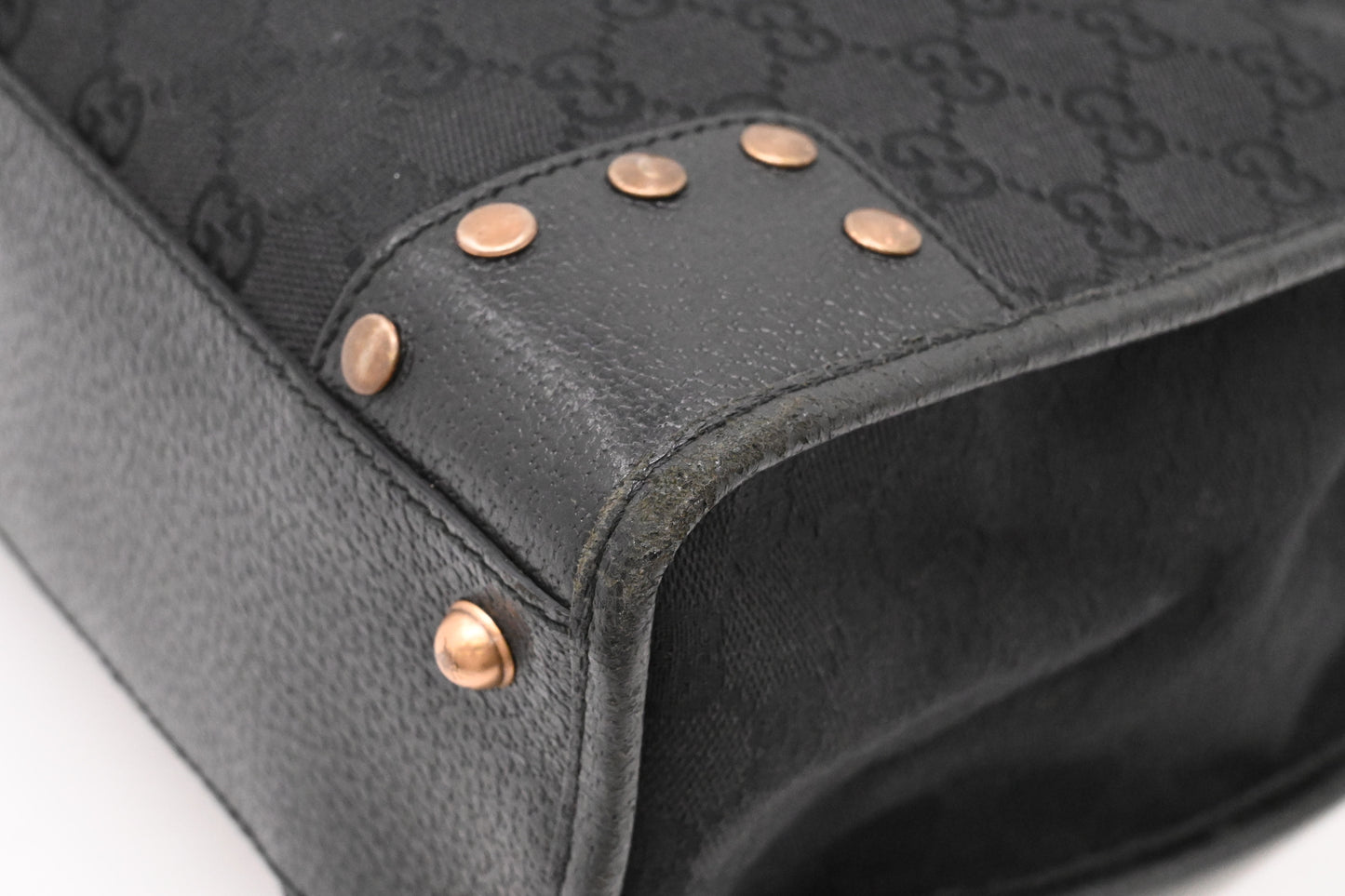 Gucci Tote in Black GG Canvas