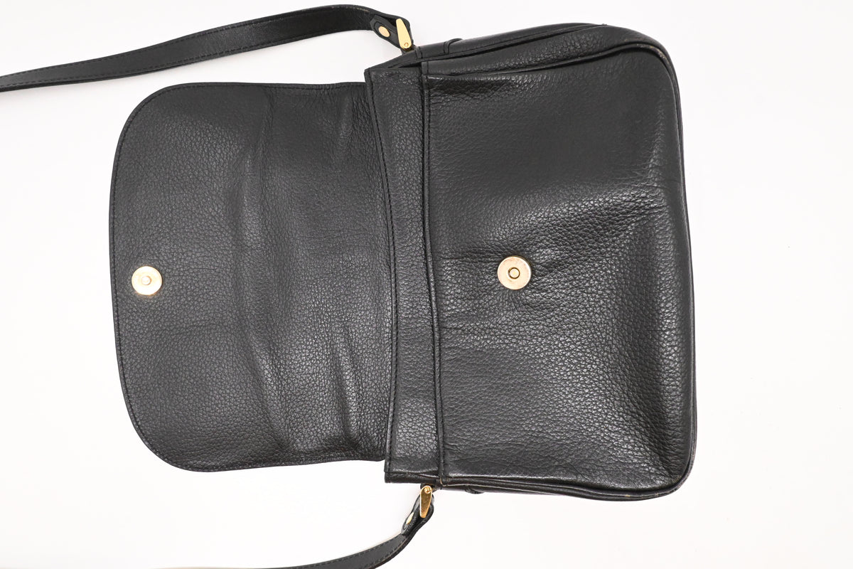Burberry Crossbody Bag in Black Leather
