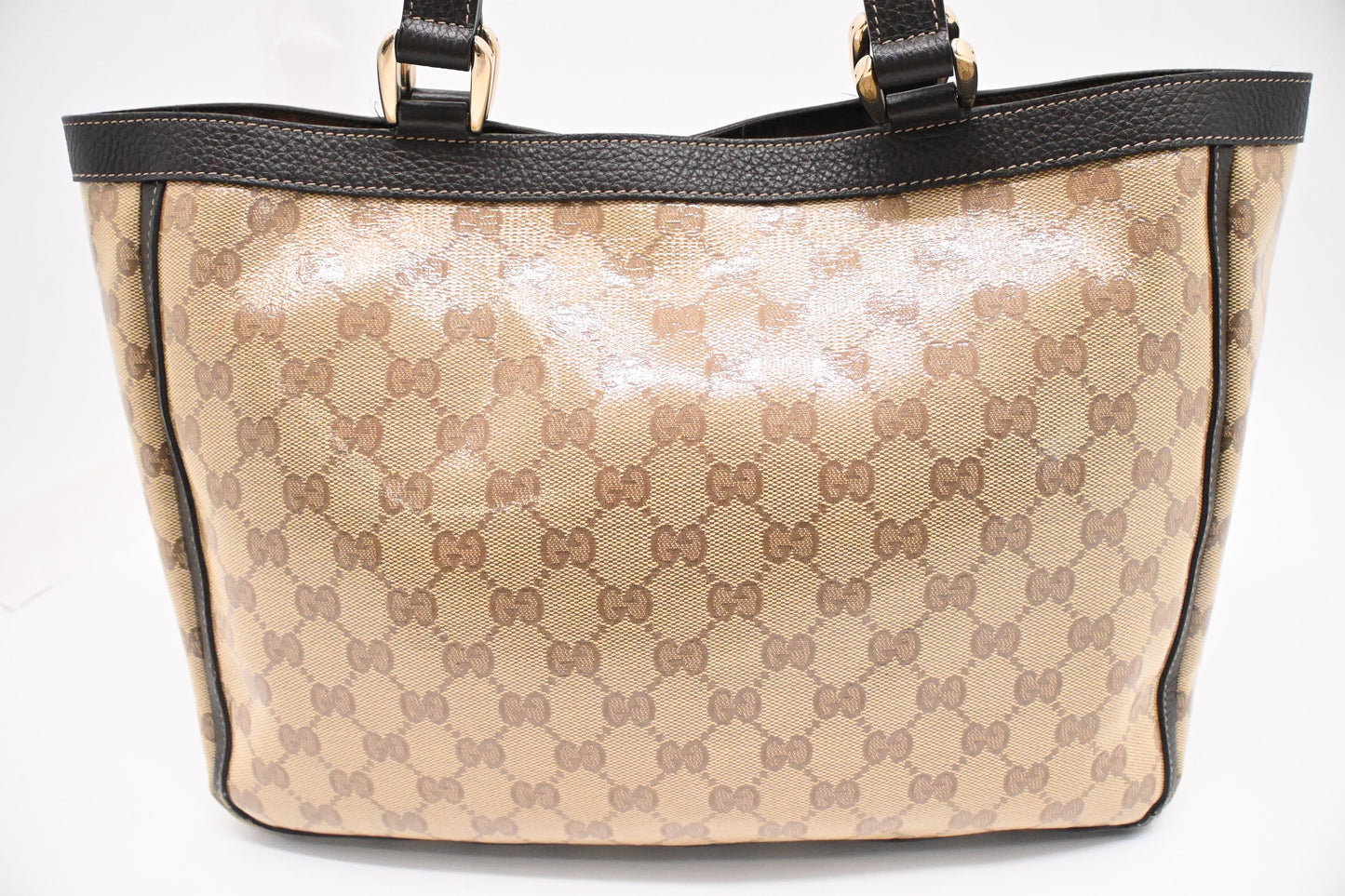 Gucci Tote in Beige Crystal GG Canvas