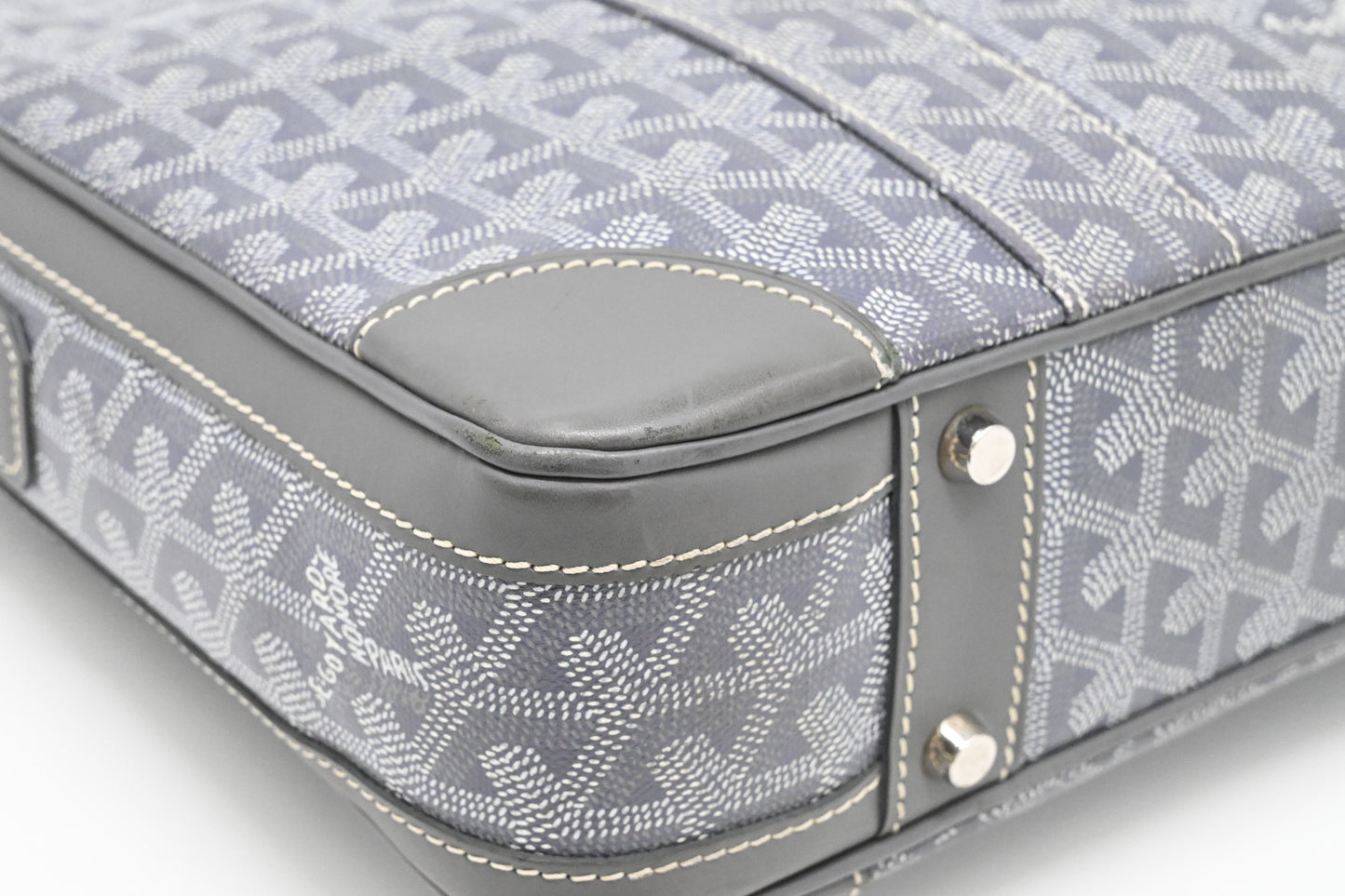 Goyard Ambassade in Grey Goyardine Canvas