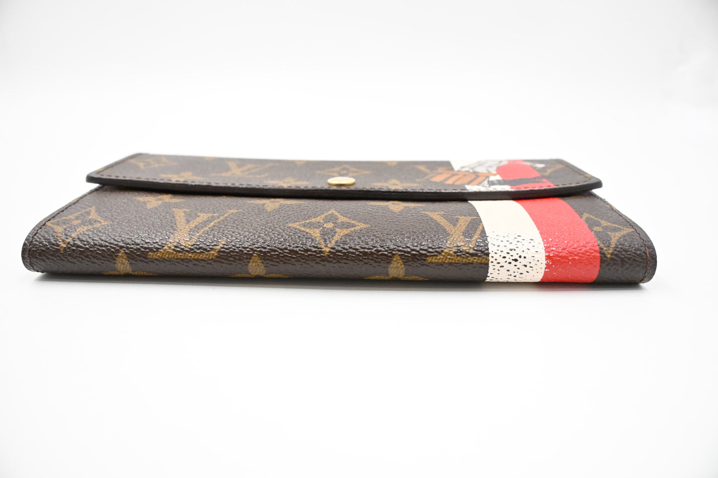 Louis Vuitton Groom Collection Sarah Wallet in Monogram Canvas