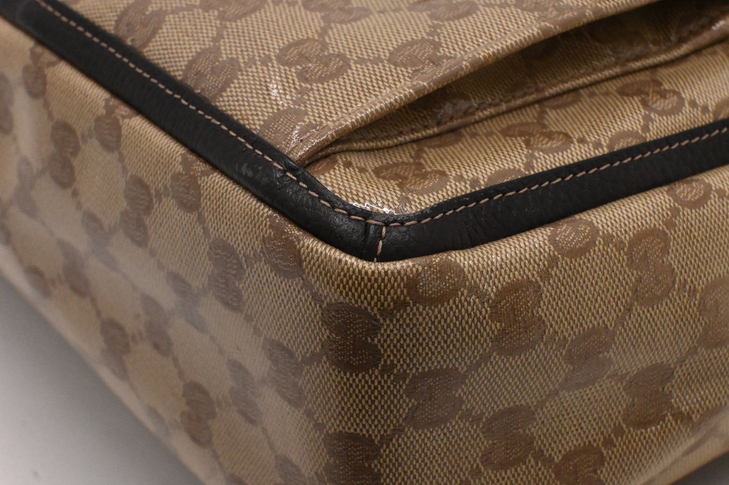 Gucci Tote in Beige Crystal GG Canvas