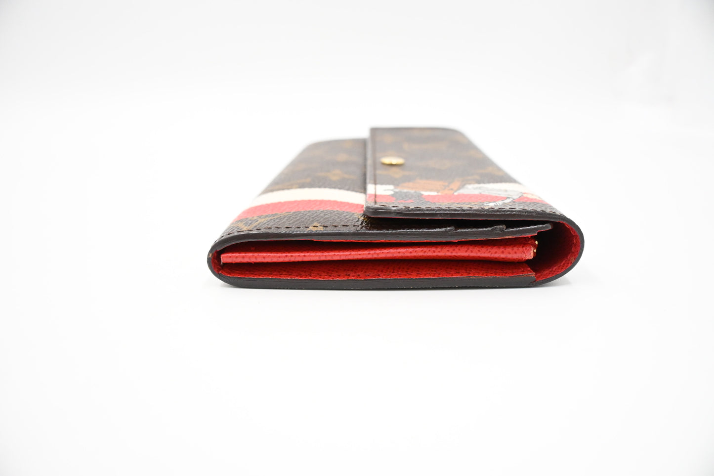 Louis Vuitton Groom Collection Sarah Wallet in Monogram Canvas