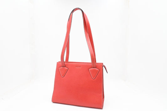 Loewe Shoulder Bag in Red Leather