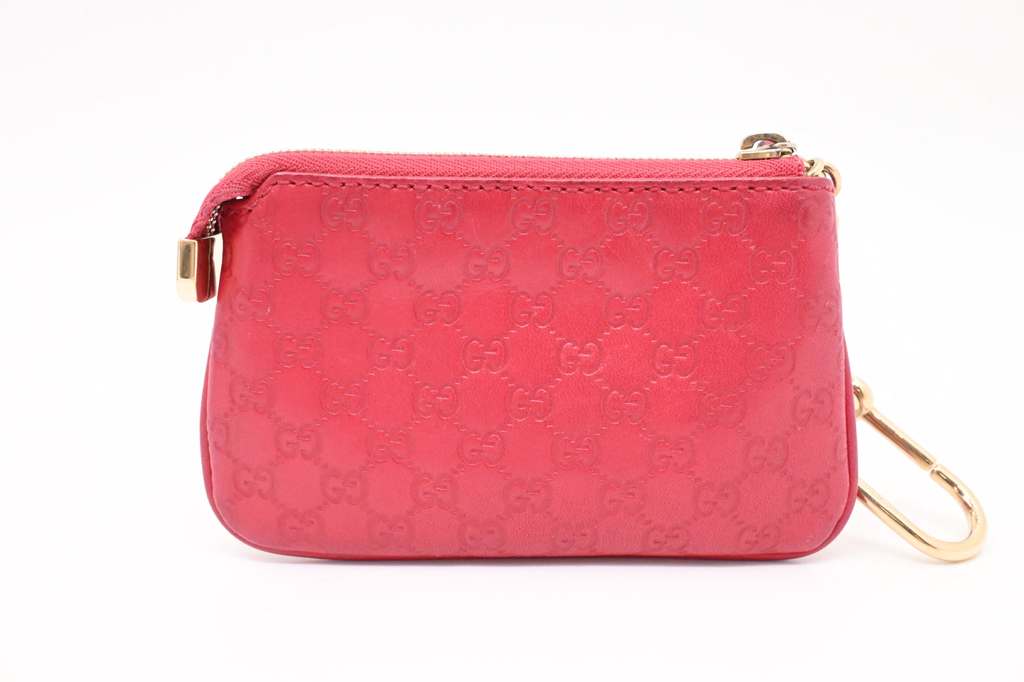 Gucci Key Case in Pink Microguccissima Leather