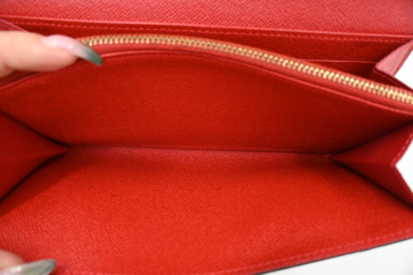 Louis Vuitton Groom Collection Sarah Wallet in Monogram Canvas