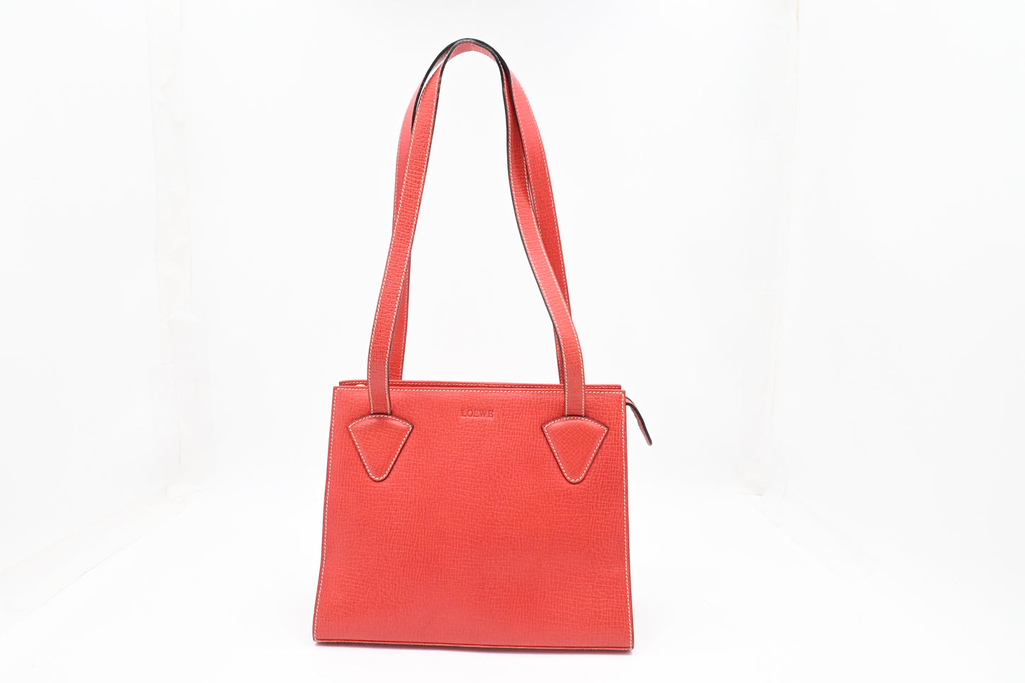 Loewe Shoulder Bag in Red Leather