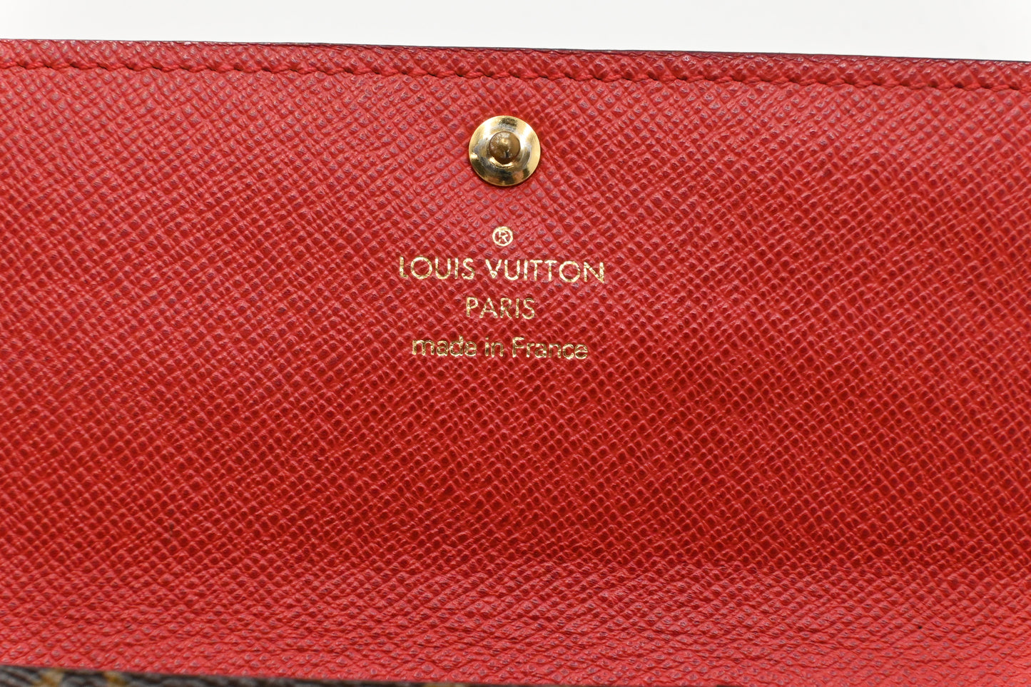 Louis Vuitton Groom Collection Sarah Wallet in Monogram Canvas