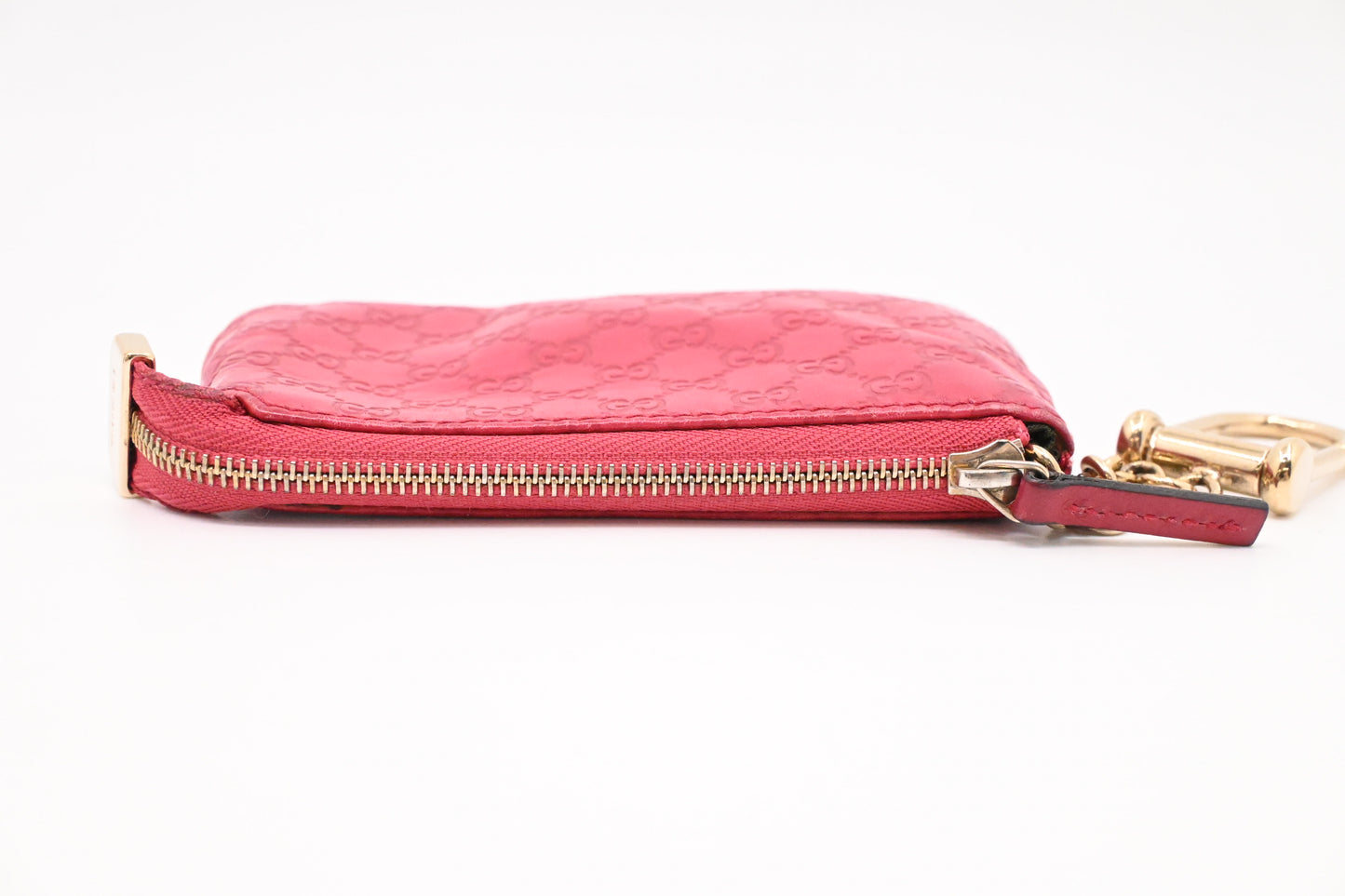 Gucci Key Case in Pink Microguccissima Leather