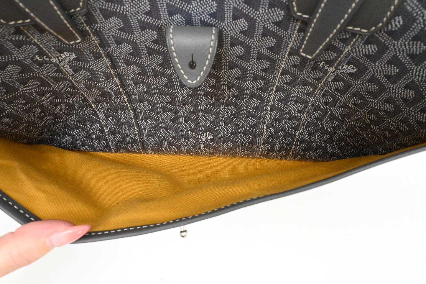 Goyard Ambassade in Grey Goyardine Canvas