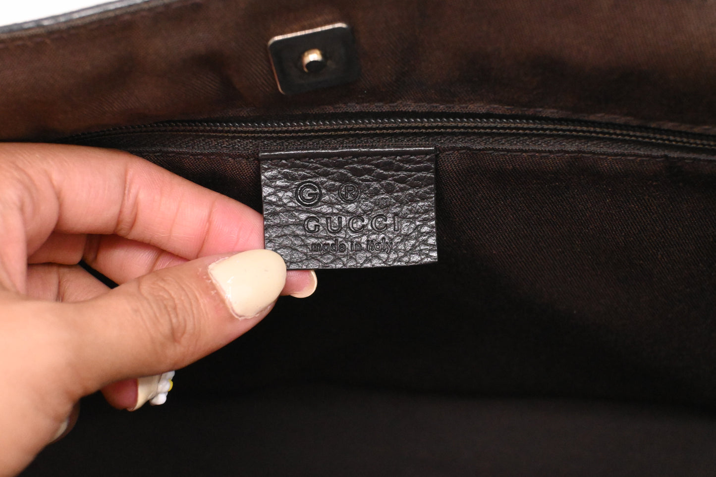 Gucci Tote in Beige Crystal GG Canvas