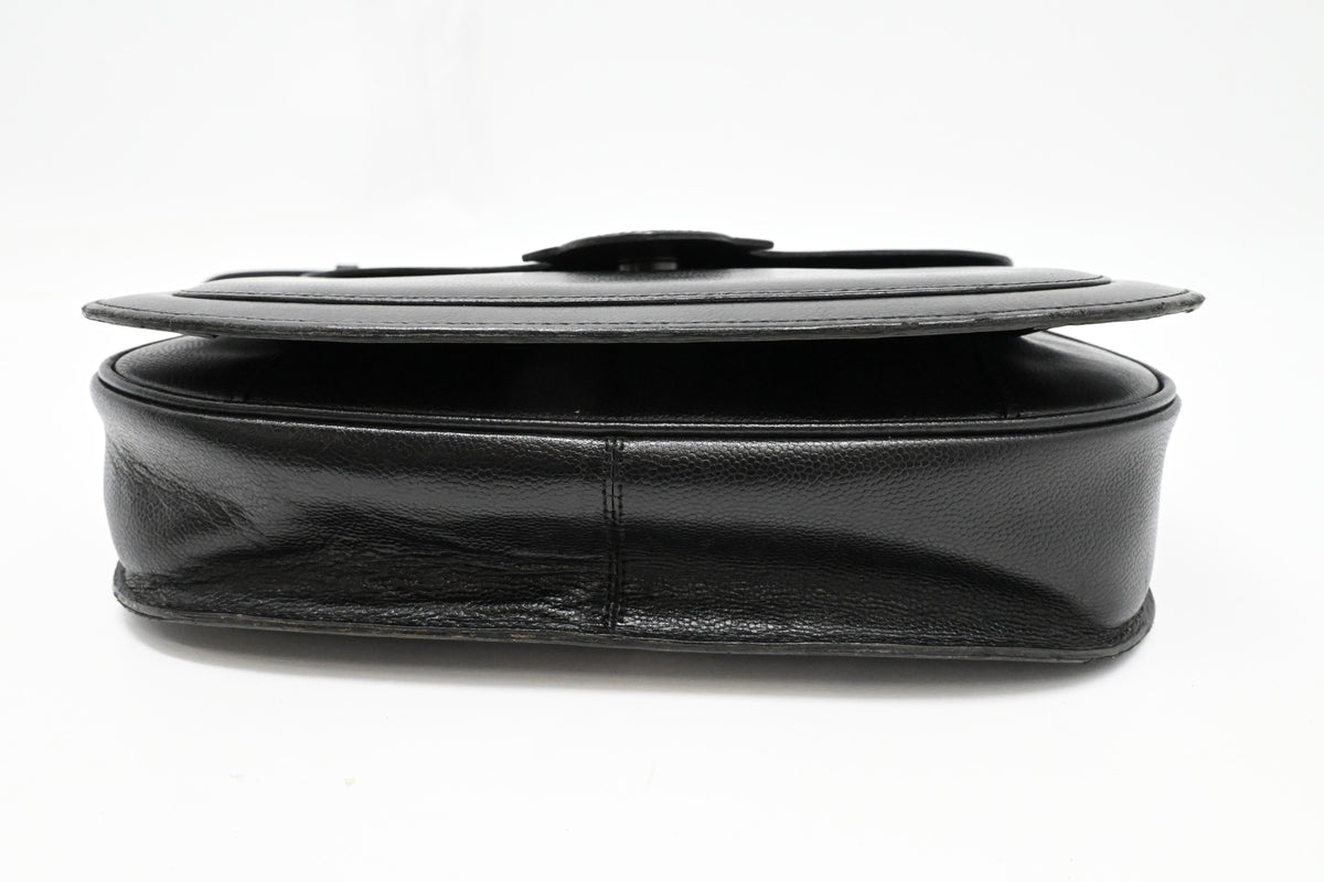 YSL Saint Laurent Shoulder Bag in Black Leather