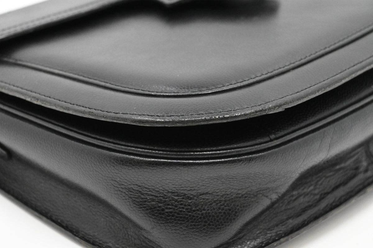 YSL Saint Laurent Shoulder Bag in Black Leather